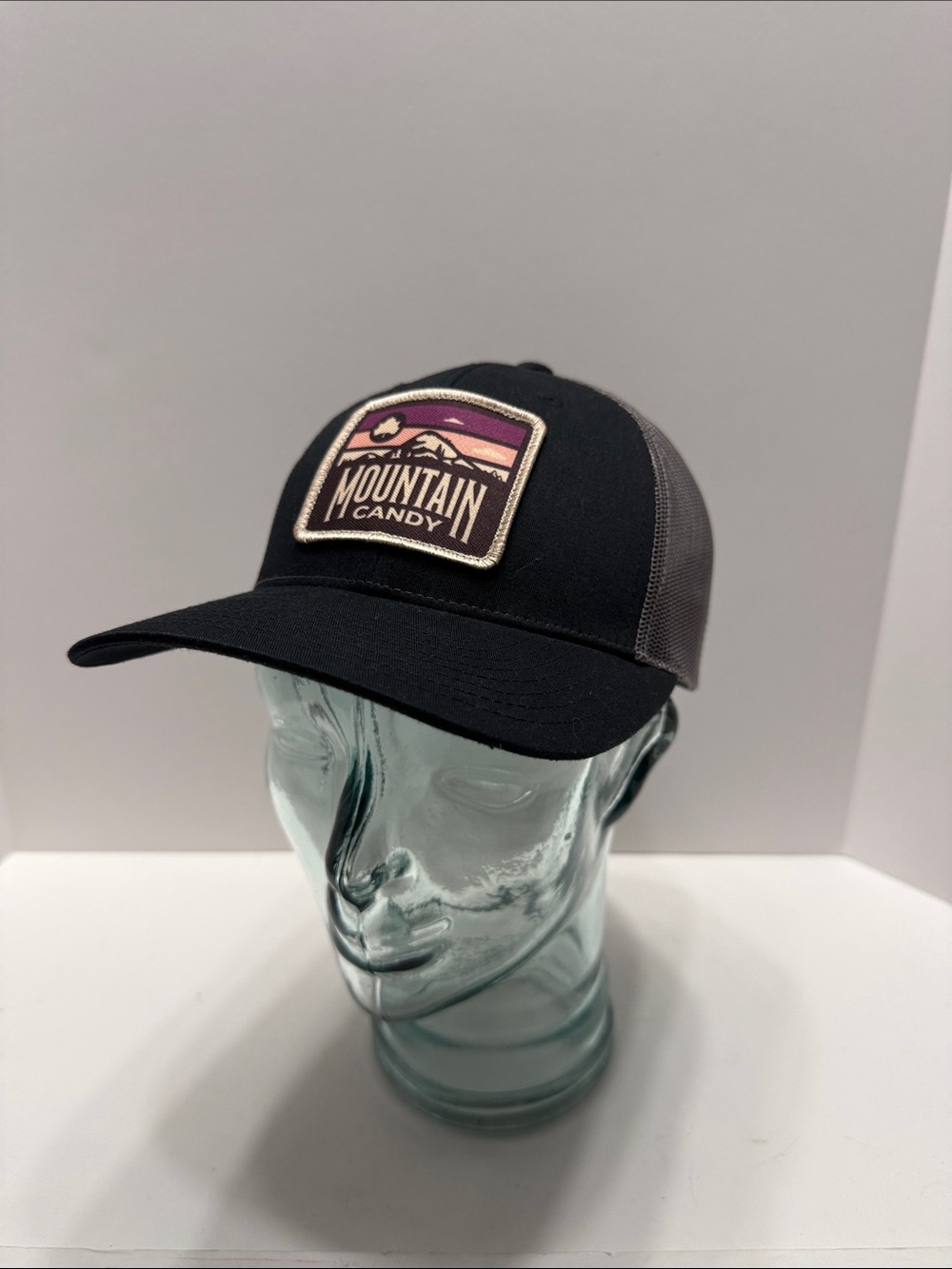 Richardson Mountain Candy Black & Gray Trucker Cap